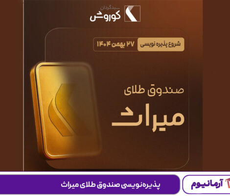 پذیره‌نویسی صندوق طلای میراث