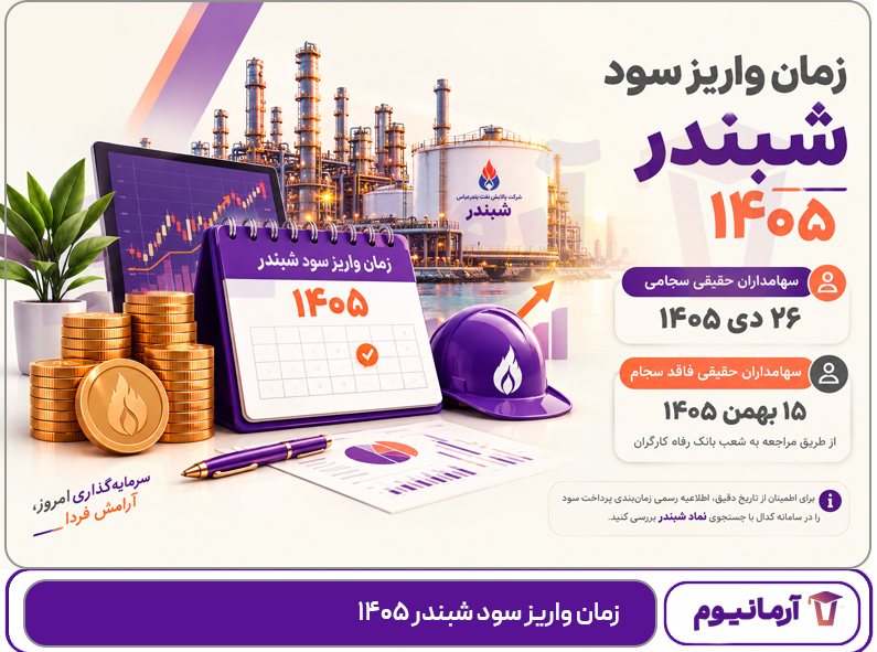 زمان واریز سود شبندر ۱۴۰۵